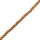 Hematite beads tube 1.5mm Copper gold